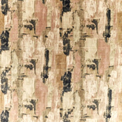 Clarke & Clarke Lagna Fabric in Blush & Natural